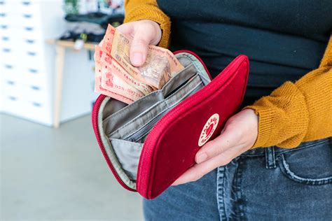 fjallraven kanken travel wallet.